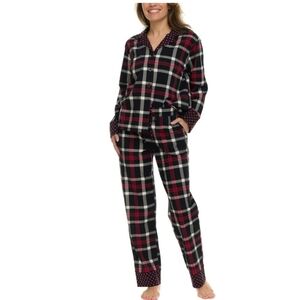 (Ew)Vera Bradley Ladies Notch Collar Pajama Set